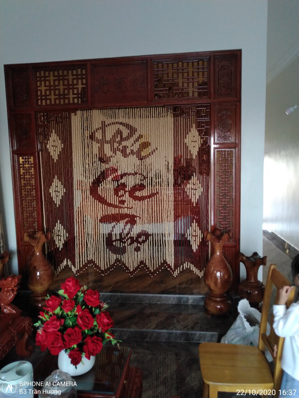 Rèm Hạt Gỗ Bồ Đề Phòng Thờ