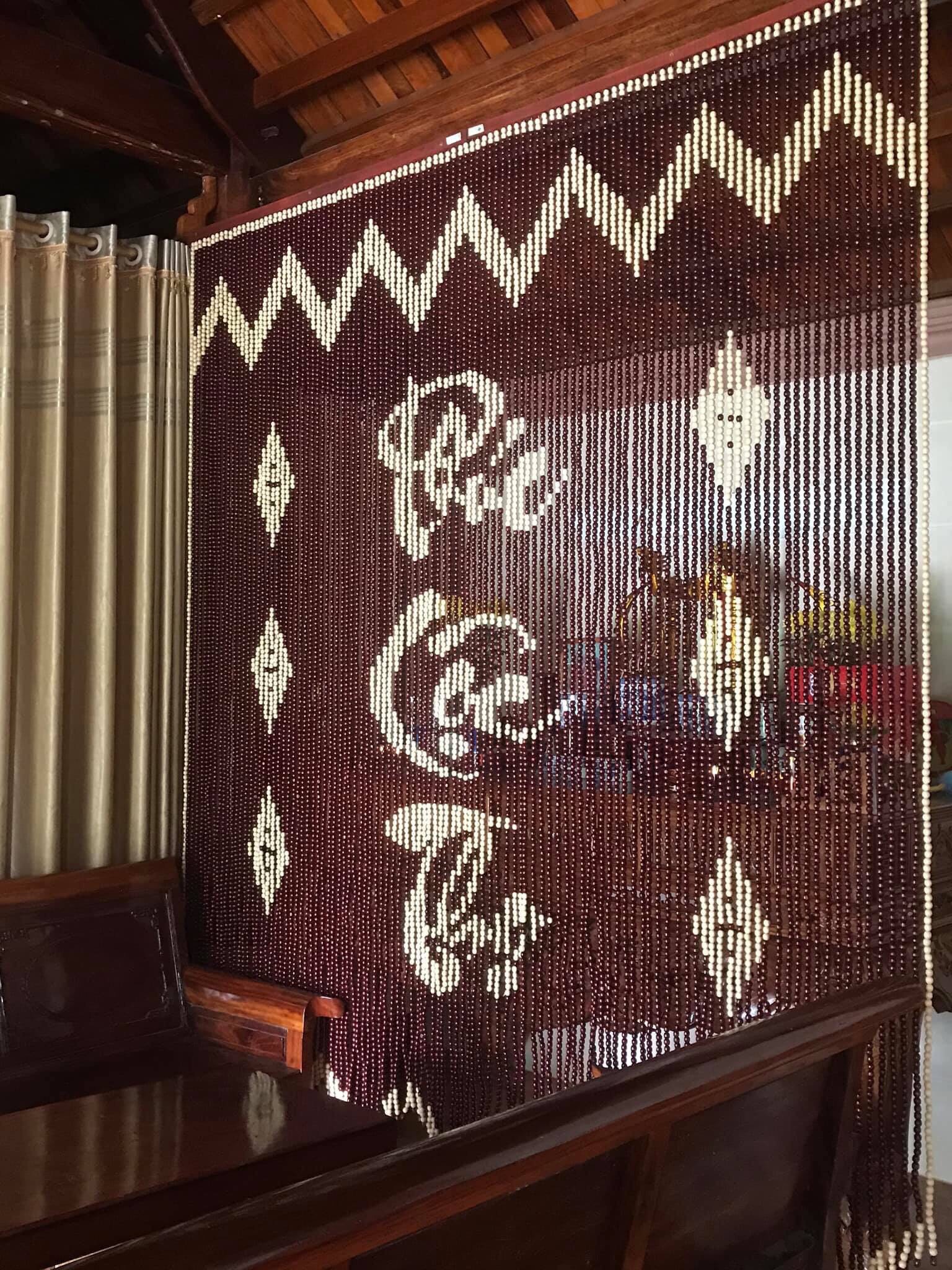 Rèm Hạt Gỗ Bồ Đề Phòng Thờ