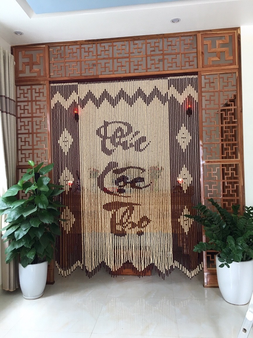 Rèm Hạt Gỗ Bồ Đề Phòng Thờ